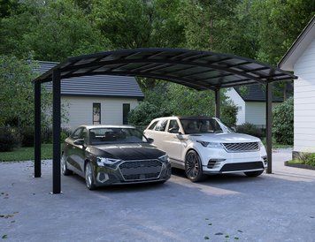 Двойной навес для двух автомобилей 560 x 550 x 316 см CS20657-661 фото