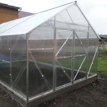 Теплиця Двосхила Glazing (під полікарбонат 4-10 мм, 15 років гарантії) ТD800005 фото