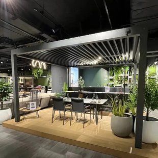 Беседка Luxe 3,6x4 м, механическая крыша, антрацит 000003032 фото